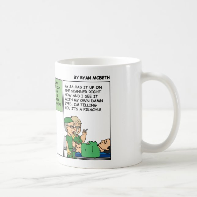 Caneca De Café Boa vinda à radiologia (Direita)