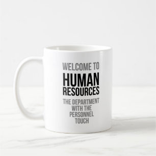 Caneca De Café Boa vinda aos recursos humanos