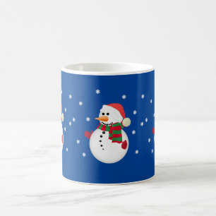 Caneca De Café Boas abraçadas de Snowman