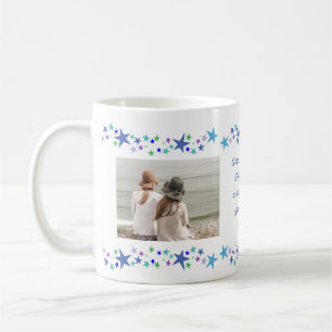 Caneca De Café Boas Amigas são como Estrelas Fotos Personalizadas