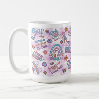 Caneca De Café Boas aspas Inspirativas Mug, Retro Cup