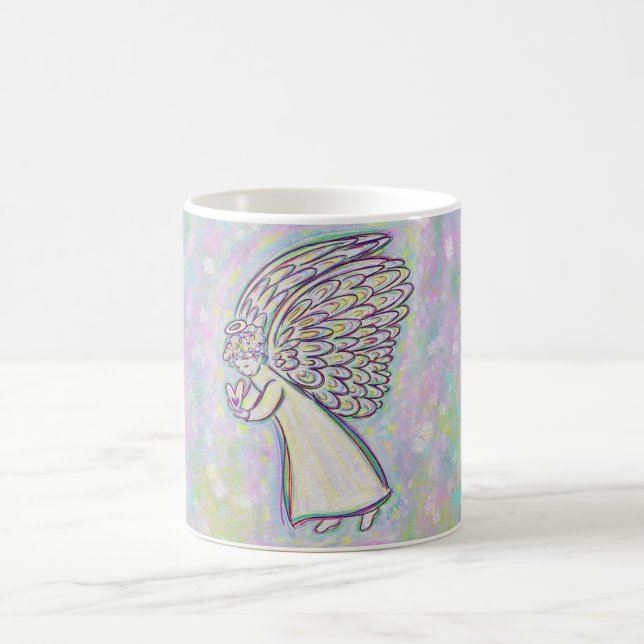Caneca De Café Boas Coisas, Copas de Café Guardian Angel Art (Centro)