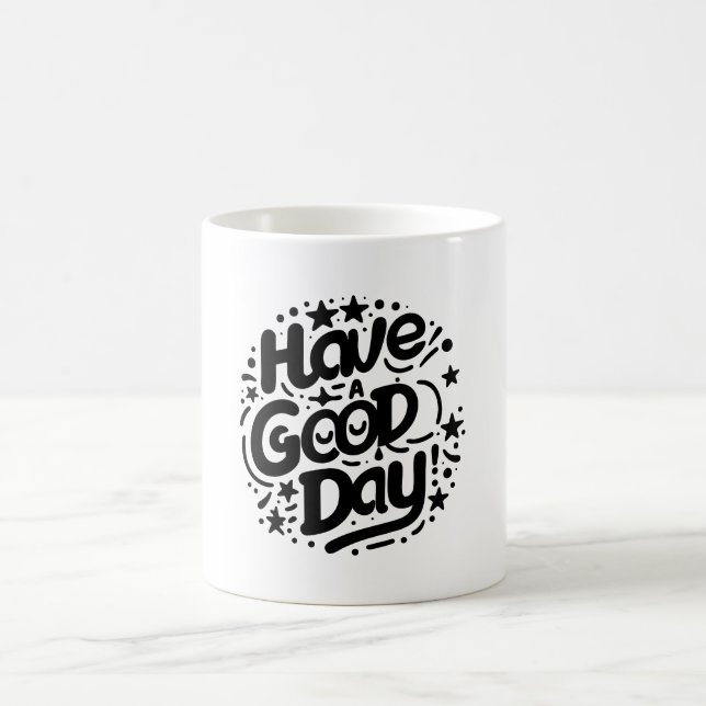 Caneca De Café Boas Dias Positivos (Centro)