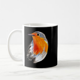 Caneca De Café Boas Festas de Natal Robin Figurume Bird