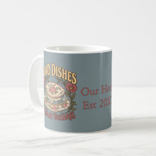 Caneca De Café Boas Louças Terças-Feiras Ordinárias China Floral