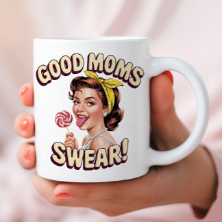 Caneca De Café Boas Mães Juram - Pop-Arte Engraçado Presente na M