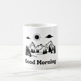 Caneca De Café Boas Manhãs Mug - Mindset Mug, Motivational Mug,