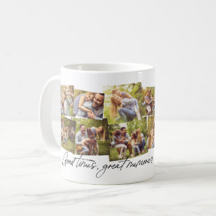 Caneca De Café Boas vezes memórias do excelente 12 colagem da fam