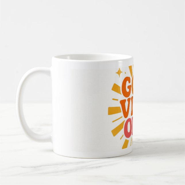 Caneca De Café Boas Víblias Apenas" Sunburst Sunshine Mug (Esquerda)