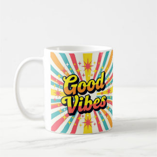 Caneca De Café "Boas vibrações!"