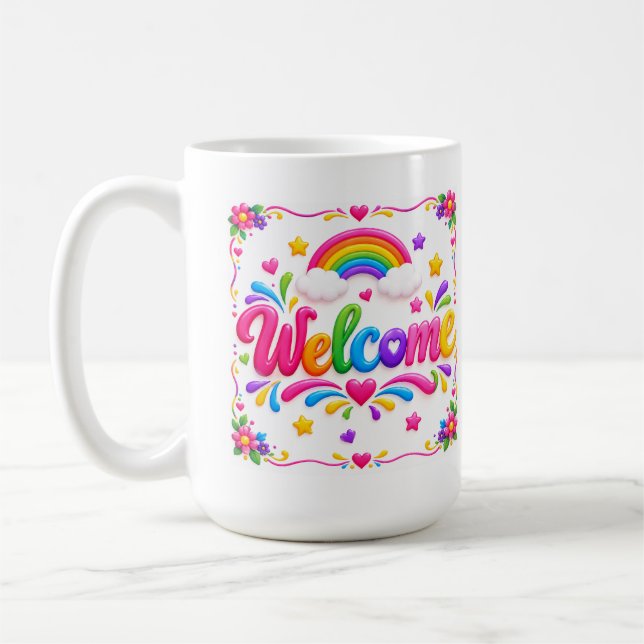 Caneca De Café Boas-vindas  (Esquerda)