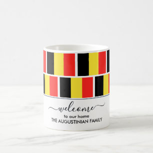 Caneca De Café Boas-vindas à BÉLGICA FLAG Coffee Mug