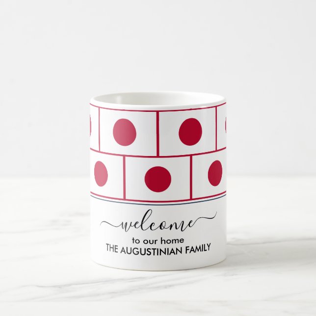 Caneca De Café Boas-vindas ao JAPAN FLAG Coffee Mug (Centro)