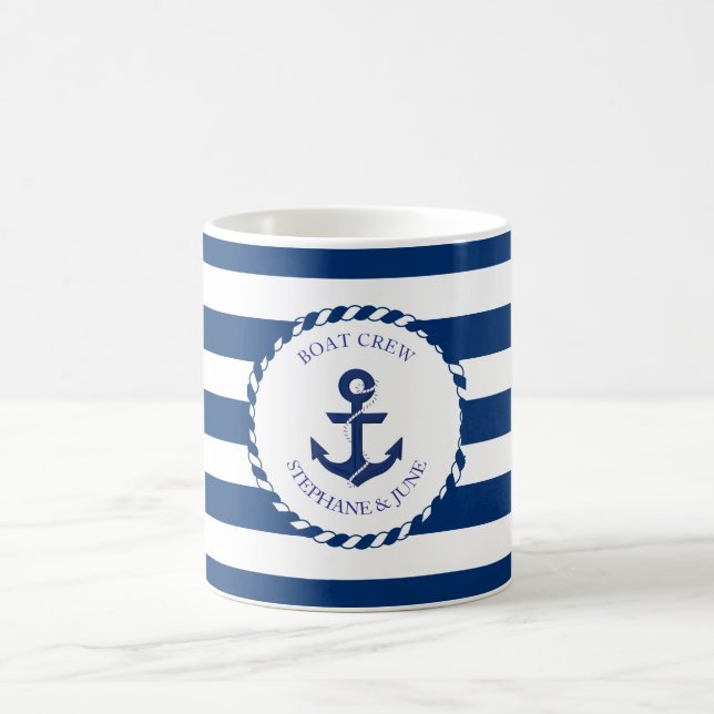 Caneca De Café Boat crew love in (Centro)