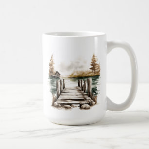 Caneca De Café Boat Dock Mug
