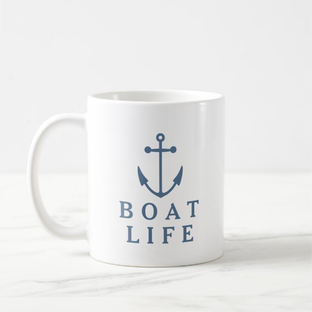 Caneca De Café Boat Life (Esquerda)
