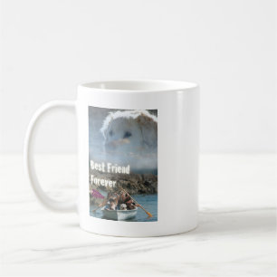 Caneca De Café Bob o cão - melhor amigo para sempre