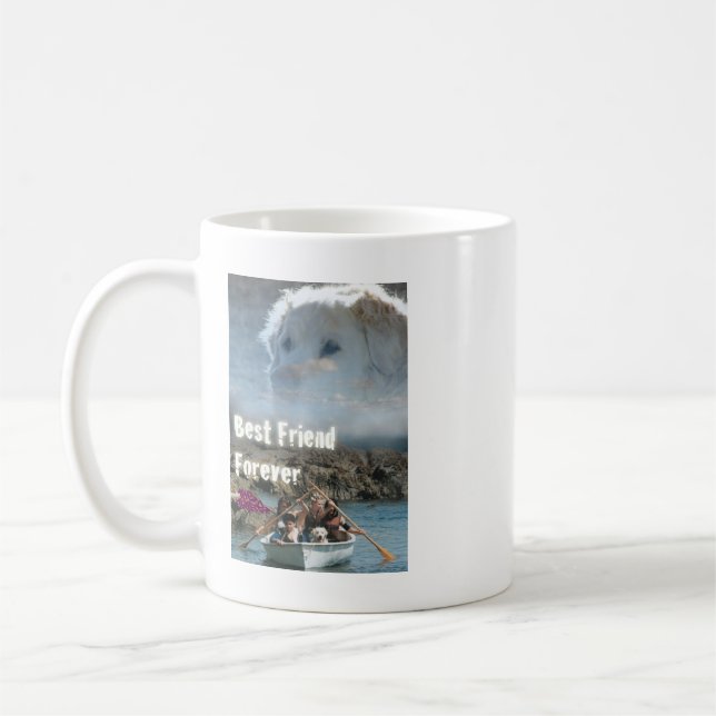 Caneca De Café Bob o cão - melhor amigo para sempre (Esquerda)