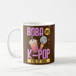 Caneca De Café Boba E K Pop tipo de coisa K Pop Pop coreano
