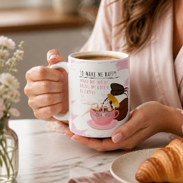 Caneca de Café Boba | Garota na Caneca de Café