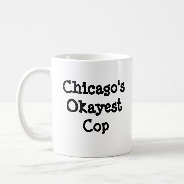 Caneca De Café Bobina do Okayest de Chicago (Esquerda)