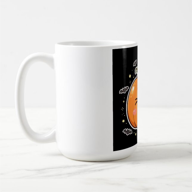 Caneca de café bobo Abóbora do Dia das Bruxas (Esquerda)
