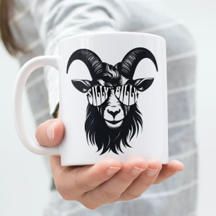 Caneca De Café Bobo Gráfico Moderno Billy Goat - Mug Personalizáv