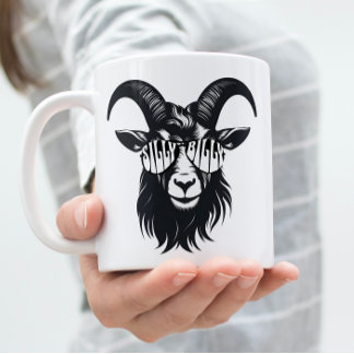 Caneca De Café Bobo Gráfico Moderno Billy Goat - Mug Personalizáv