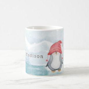 Caneca De Café Bobo Pinguim Natal