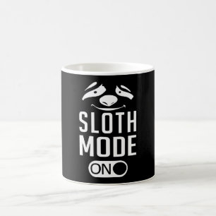 Caneca De Café Boca preguiçosa animal dormindo Engraçada Ideia de