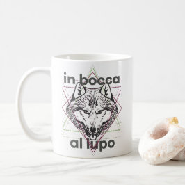 Caneca De Café Bocca al lupo