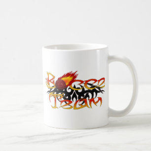 Caneca De Café Bocce Team Black Tribal Design