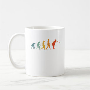 Caneca De Café Boccia Evolution Retro Boule Petanque