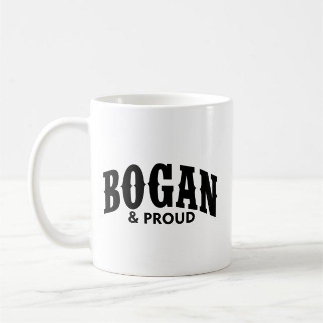 Caneca De Café Bogan e Orgulhoso (Esquerda)