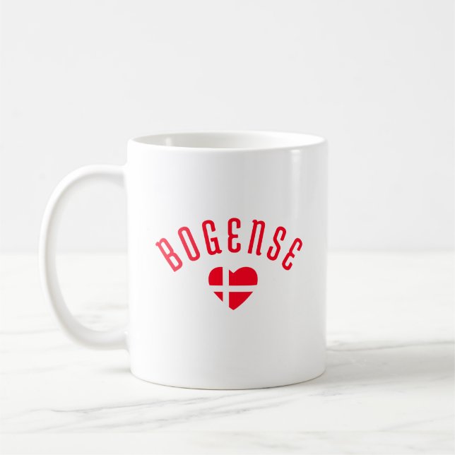 Caneca De Café BOGENSE Denmark Heart (Esquerda)