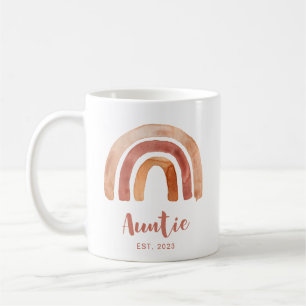 Caneca De Café Bohemian Burnt Orange Rainbow Auntie Café