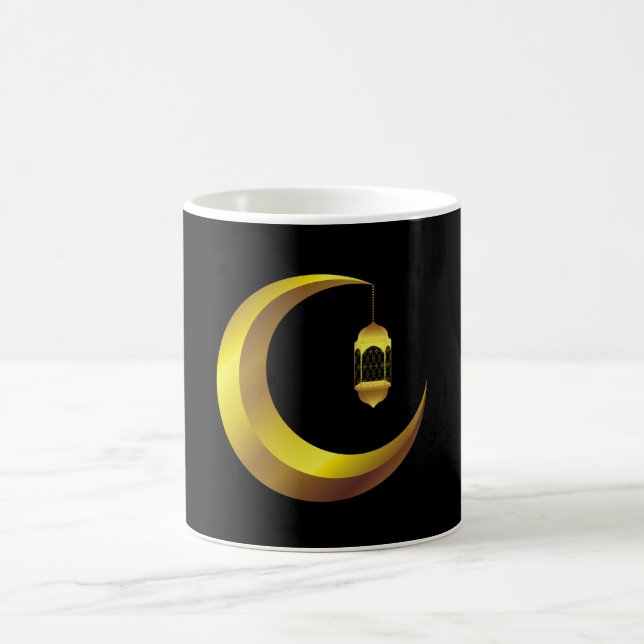 Caneca de Café Boho Bonito Ramadan Kareem (Centro)