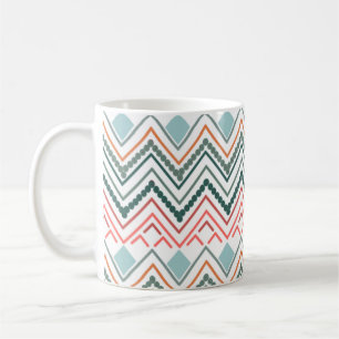 Caneca De Café Boho Chevron