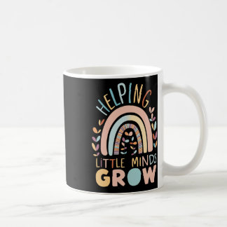 Caneca De Café Boho De Volta À Escola Ajudando Pequenas Mentes A