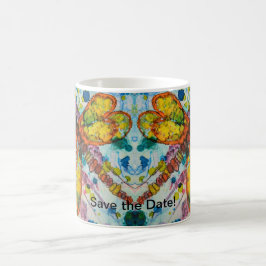 Caneca De Café Boho Dragonfly Salve a data Mug