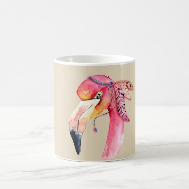 Caneca De Café Boho Fiona Flamingo Mug (Centro)