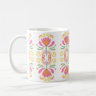 Caneca De Café Boho Floral