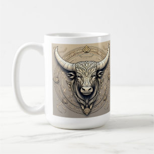 Caneca De Café Boho horoscópio Torus aquarela