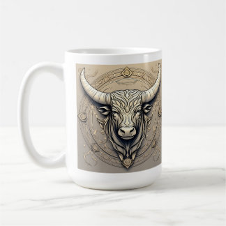 Caneca De Café Boho horoscópio Torus aquarela