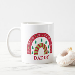 Caneca De Café Boho Rainbow da Família Unificada Personalizada