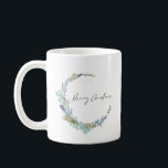 Caneca De Café Boho Wreath Felry Christmas Modern Design<br><div class="desc">Boho Wreath Felry Christmas Modern Design</div>