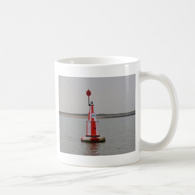 Caneca De Café Bóia de Canal Seguro Rio Crouch (Direita)