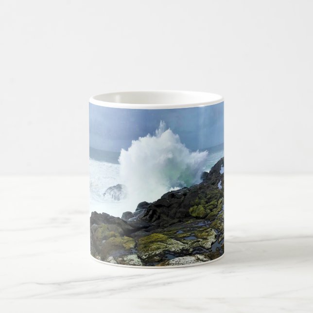 Caneca De Café Boiler Bay State Wayside, Depoe Bay, Oregon (Centro)