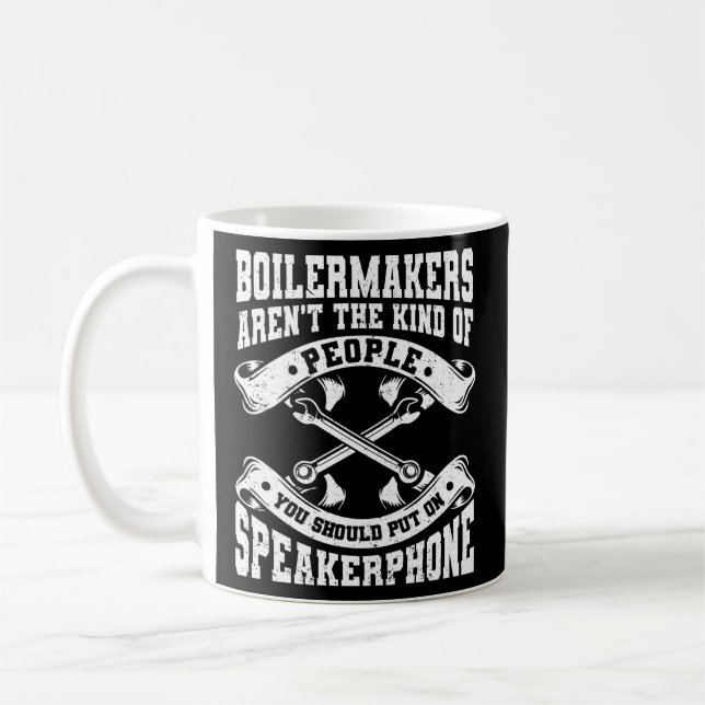 Caneca De Café Boiler Maker Boilermaker Union Boilermaker (Esquerda)