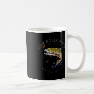 Caneca De Café Bois Brule River Wisconsin Voam Pescando Souvenir
